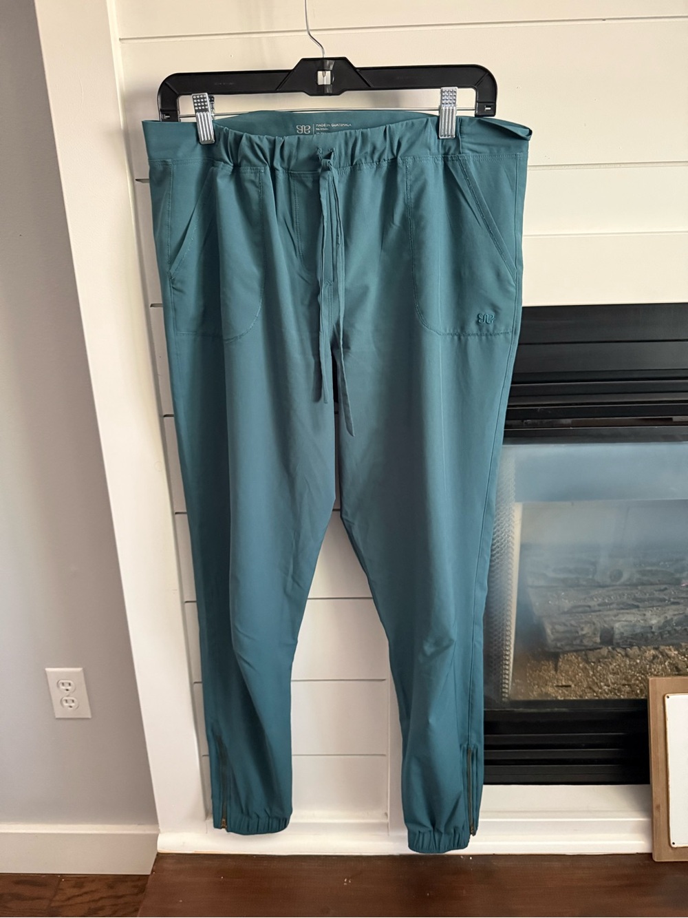 Albion Teal Jogger Pants for Men - Drawstring Waist